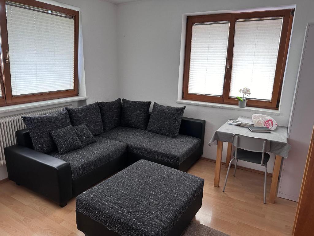 Posezení v ubytování Ferienwohnung Eisendle