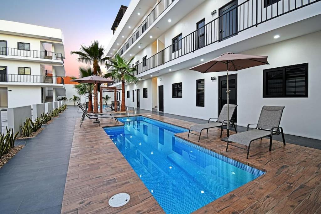 Bazén v ubytování Encantador departamento en el corazón de La Paz nebo v jeho okolí