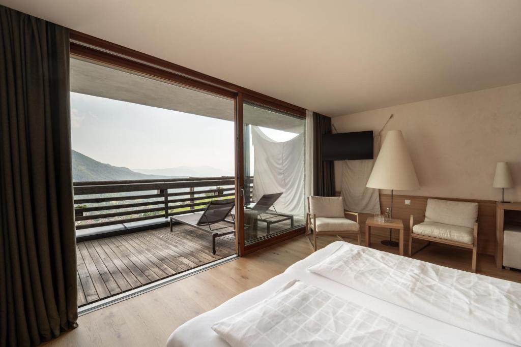Postel nebo postele na pokoji v ubytování Hotel Valentinerhof