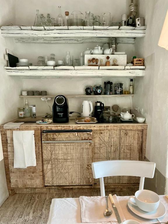 Kuchyňa alebo kuchynka v ubytovaní B&B A Piazza del Gesù