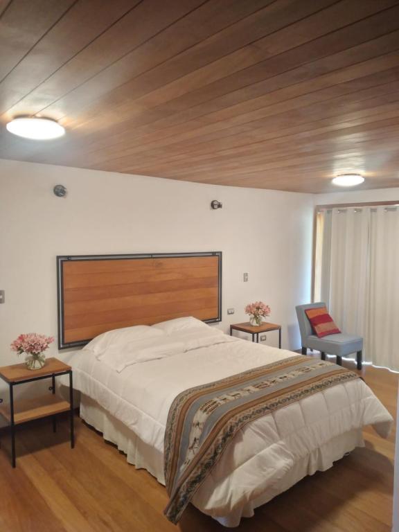 Postel nebo postele na pokoji v ubytování Casafranca
