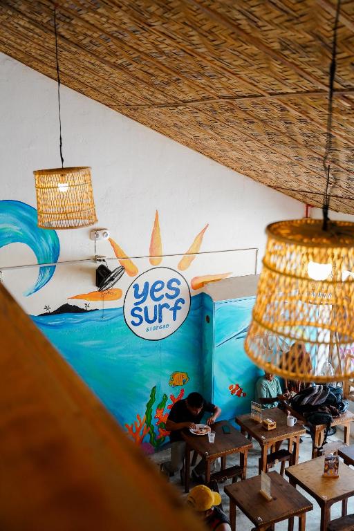 Bazén v ubytování Yes Surf Siargao nebo v jeho okolí