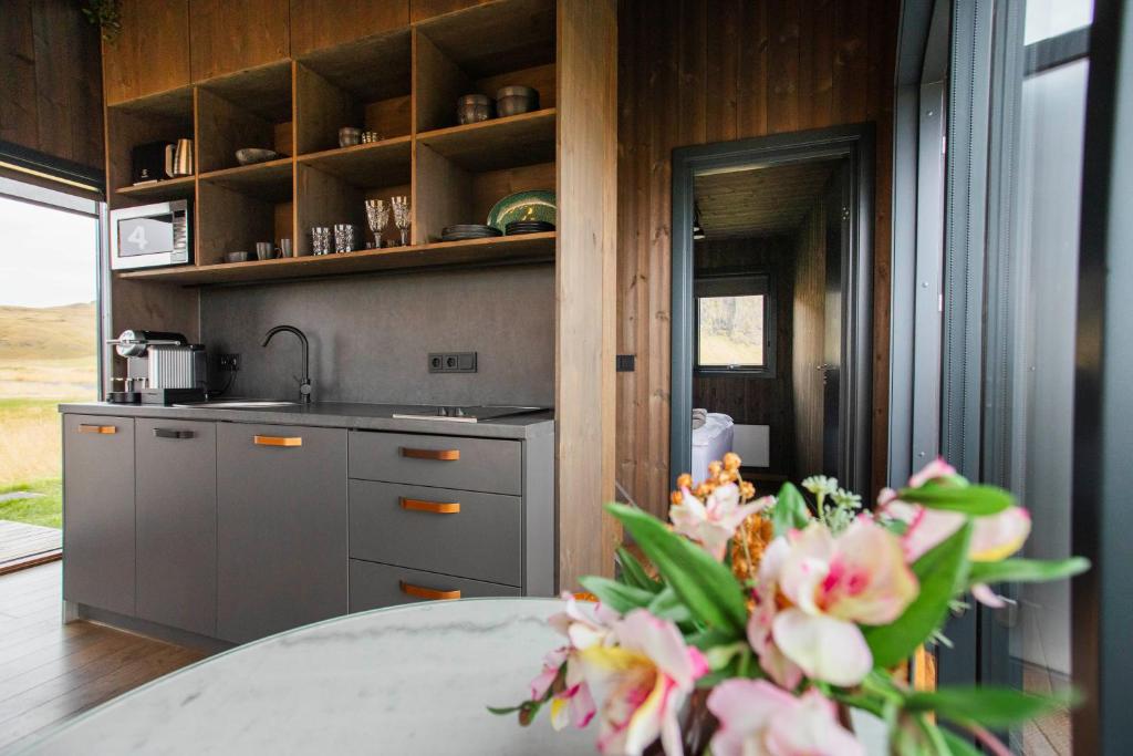 Dapur atau dapur kecil di Seljalandsfoss Horizons