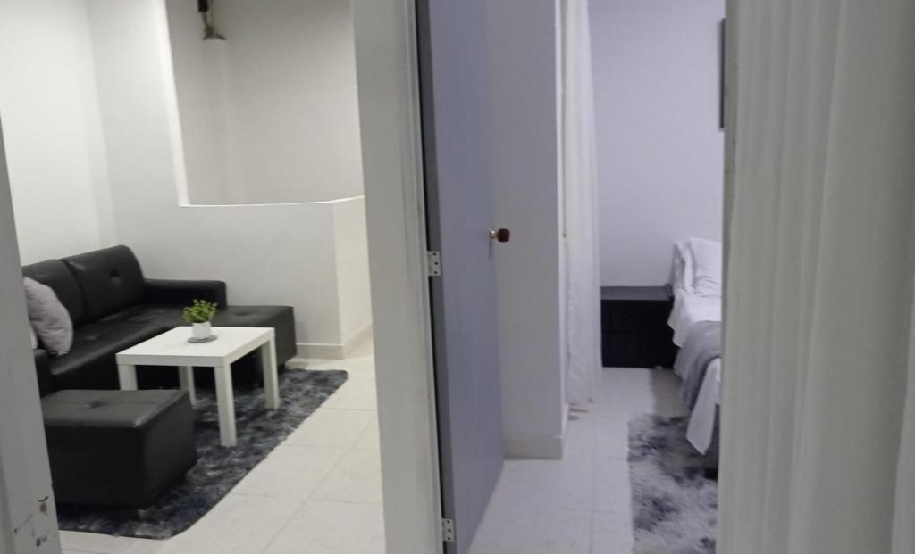 Posezení v ubytování Habitación de Lujo para grupo familiar