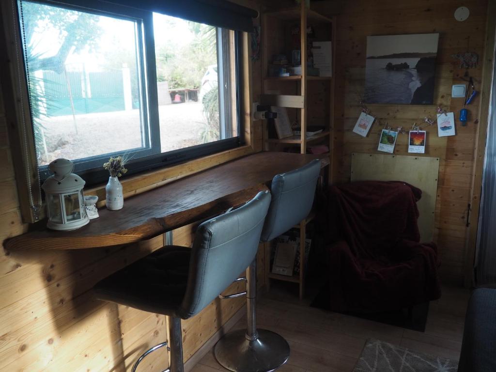 Posezení v ubytování Tiny house eco resort