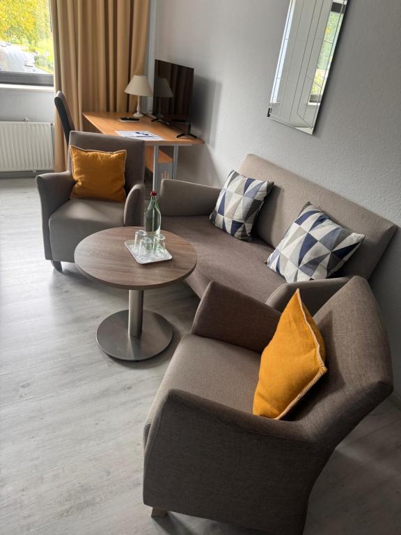 Posezení v ubytování Hotel Brückentor