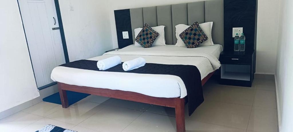 Postel nebo postele na pokoji v ubytování Hotel Baga inn