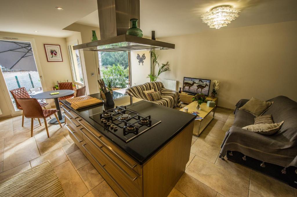 Posezení v ubytování L'Appartement