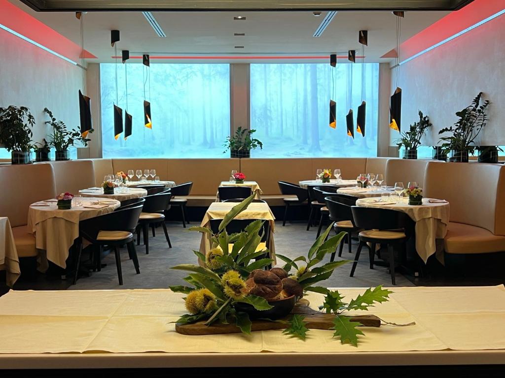 Restaurace v ubytování Arli Hotel Business and Wellness