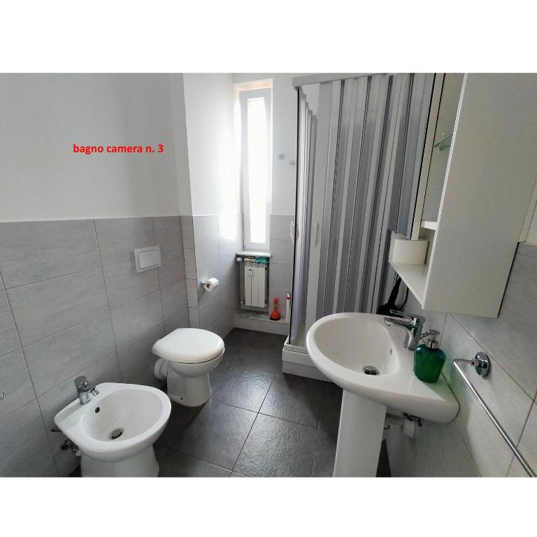 Ванная комната в B&B Gaslini & Mare (anche con uso cucina)