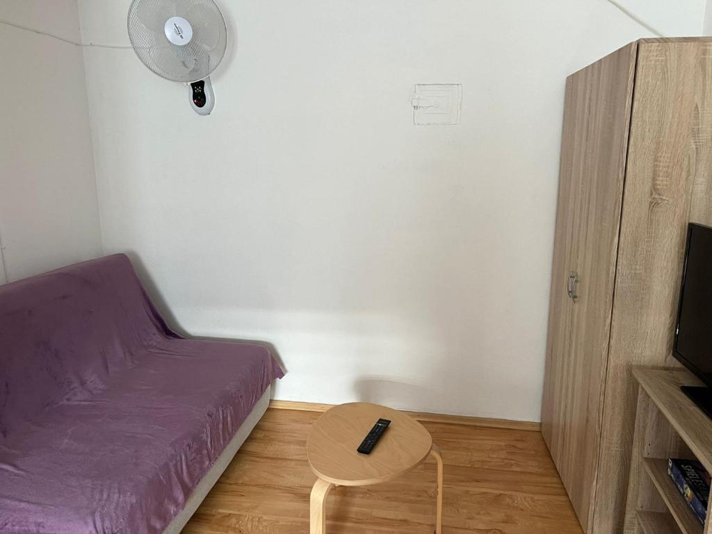 TV a/nebo společenská místnost v ubytování Haus Peter