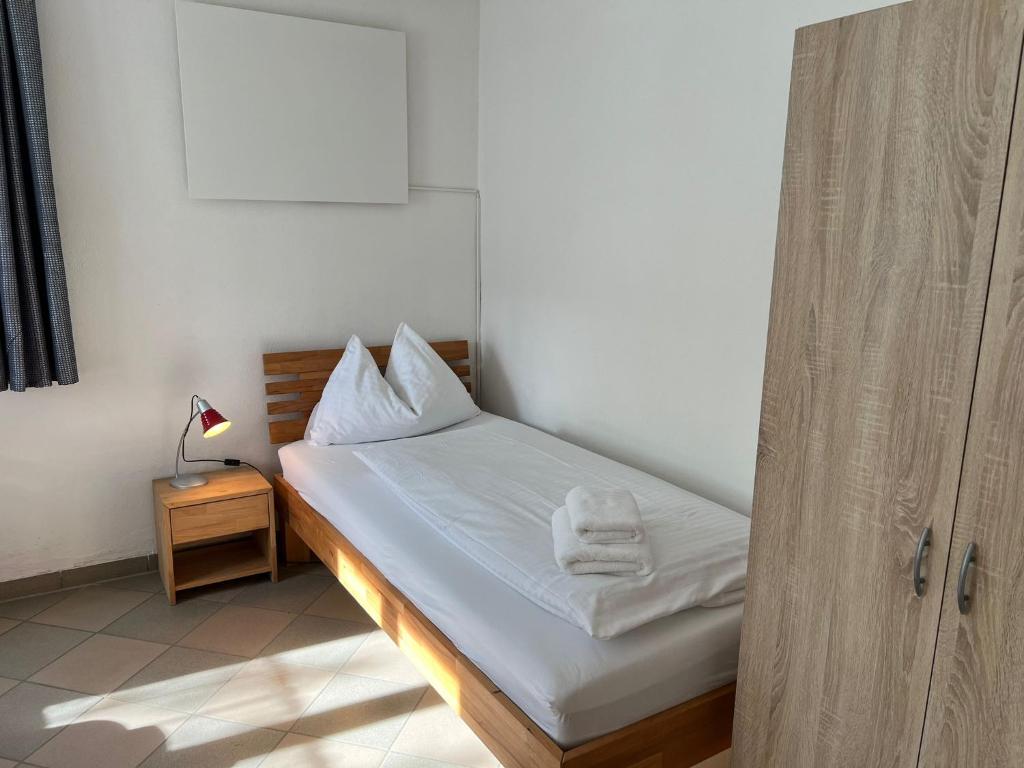 Postel nebo postele na pokoji v ubytování Haus Peter