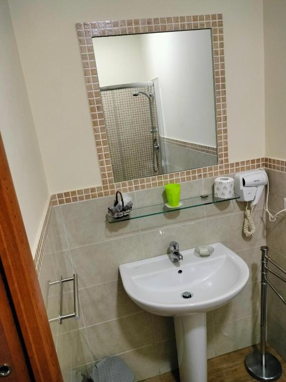 Koupelna v ubytování B&B Max