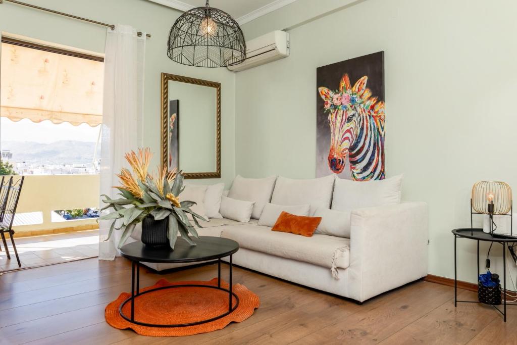 Część wypoczynkowa w obiekcie Chania dream apartment