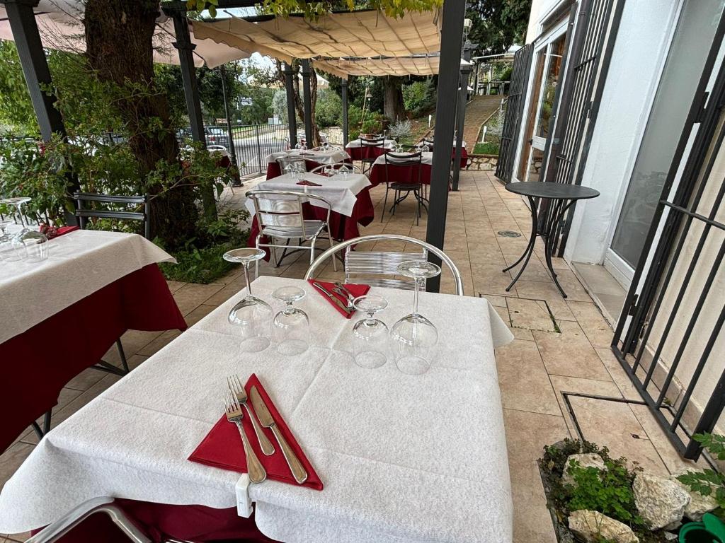 Restaurace v ubytování Locanda Fosca Umbra