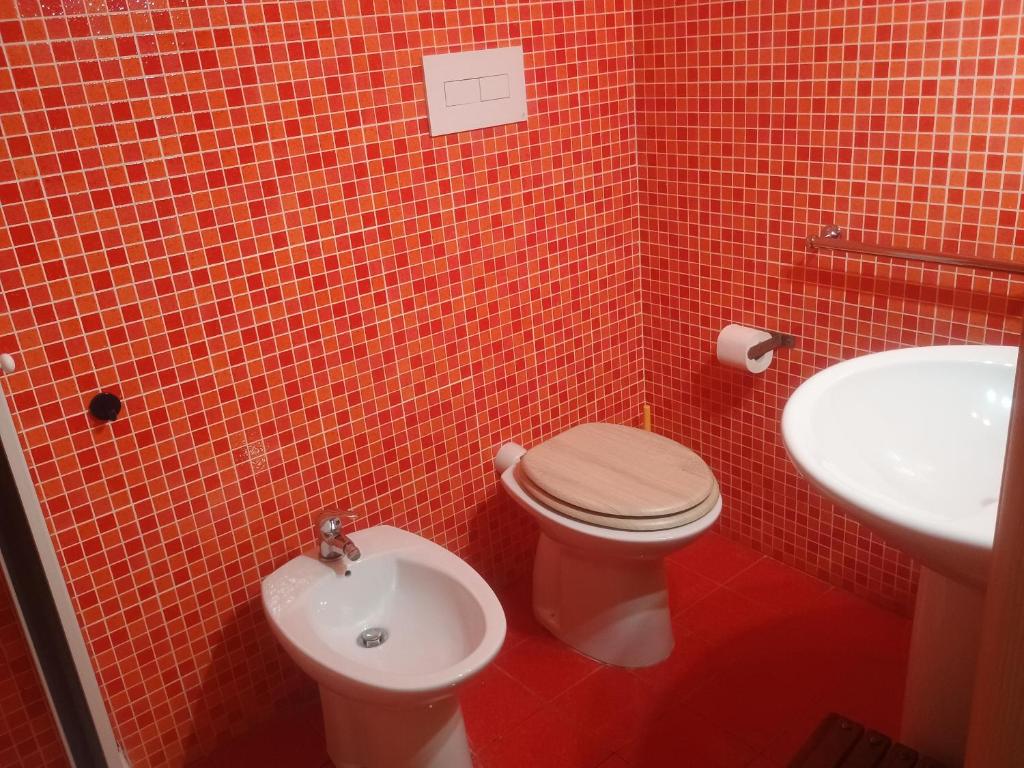 Koupelna v ubytování Terrazza Sui Sassi