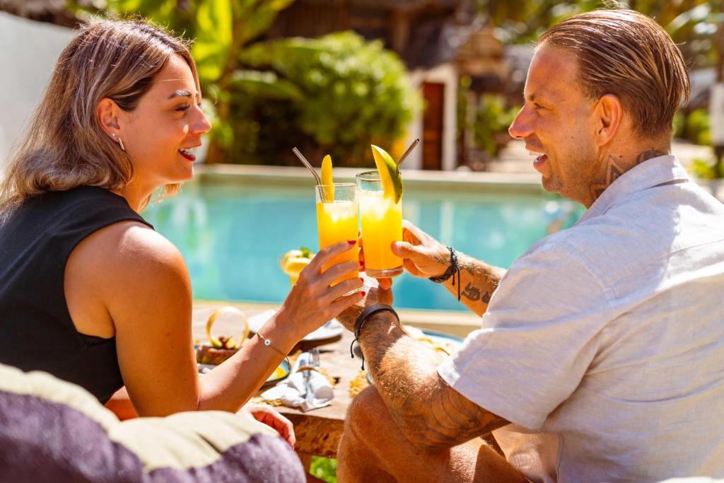 Nápoje v ubytování Maisha Matamu Beach Hotel Paje