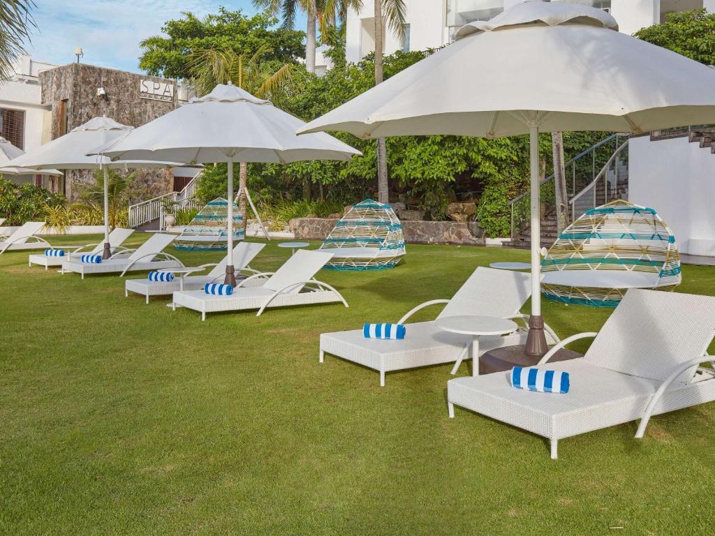 Zahrada ubytování Mövenpick Hotel Mactan Island Cebu