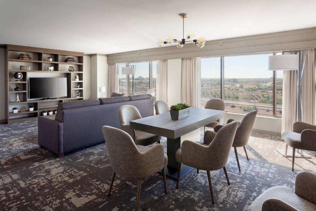 Posezení v ubytování Marriott Phoenix Airport