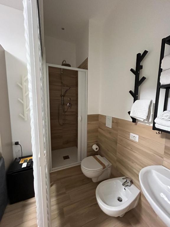 Koupelna v ubytování Cristalli di mare room