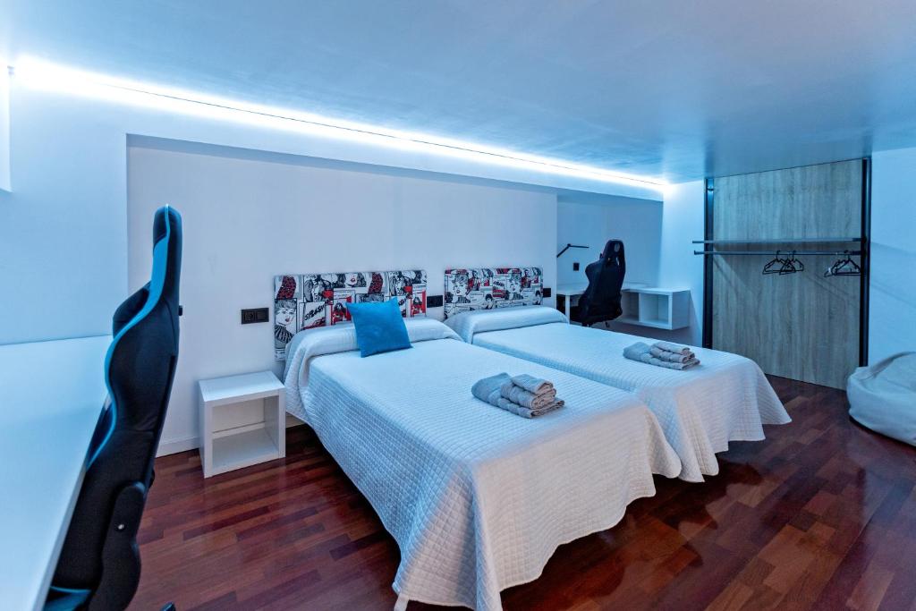 Posteľ alebo postele v izbe v ubytovaní Loft Nou Benicalap - Housevanlive