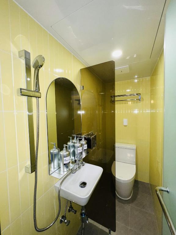 Koupelna v ubytování Uhoostay Myeongdong Guesthouse