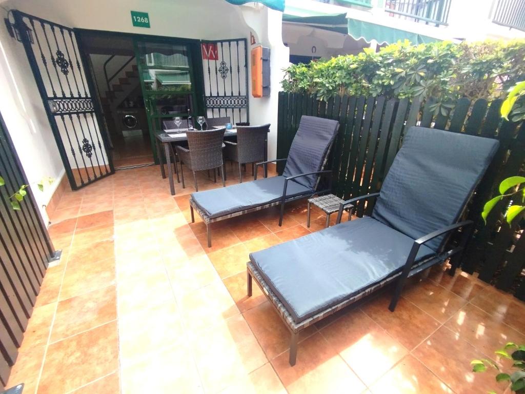 Posezení v ubytování Bungalow Duna Verde