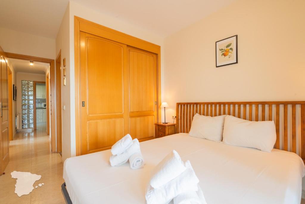 Postel nebo postele na pokoji v ubytování CostaBlancaDreams Morello 5A in Calpe