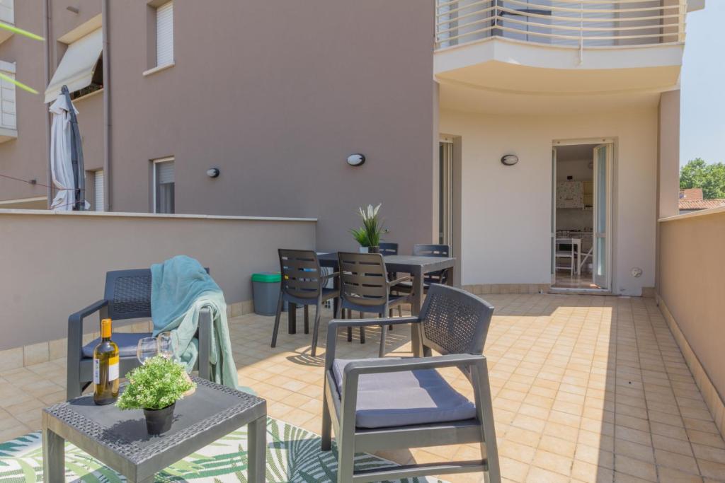 Balkón nebo terasa v ubytování Crema, terrazza, a pochi passi dal centro città