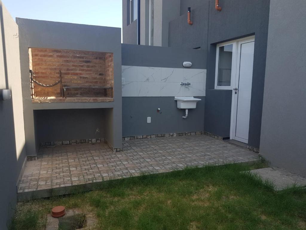 Budova, kde se aparthotel nachází
