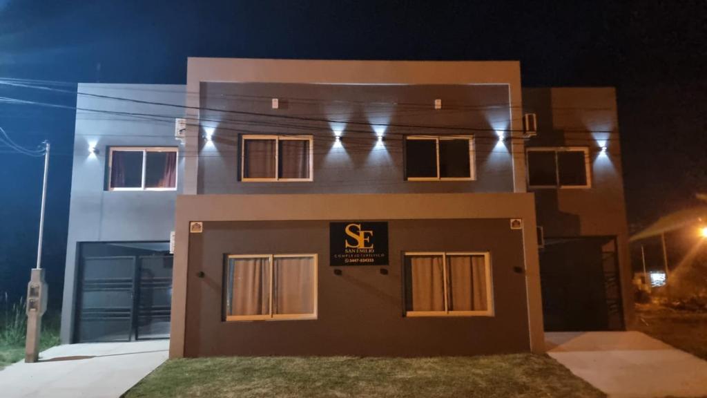 Budova, kde se aparthotel nachází