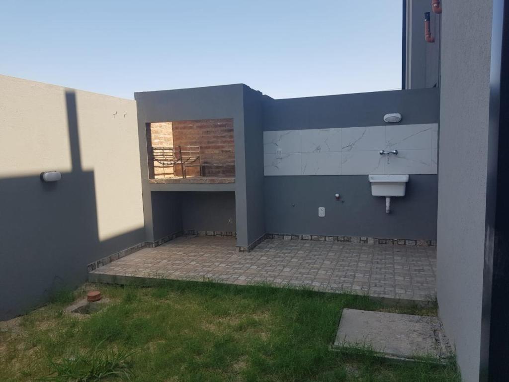 Budova, kde se aparthotel nachází