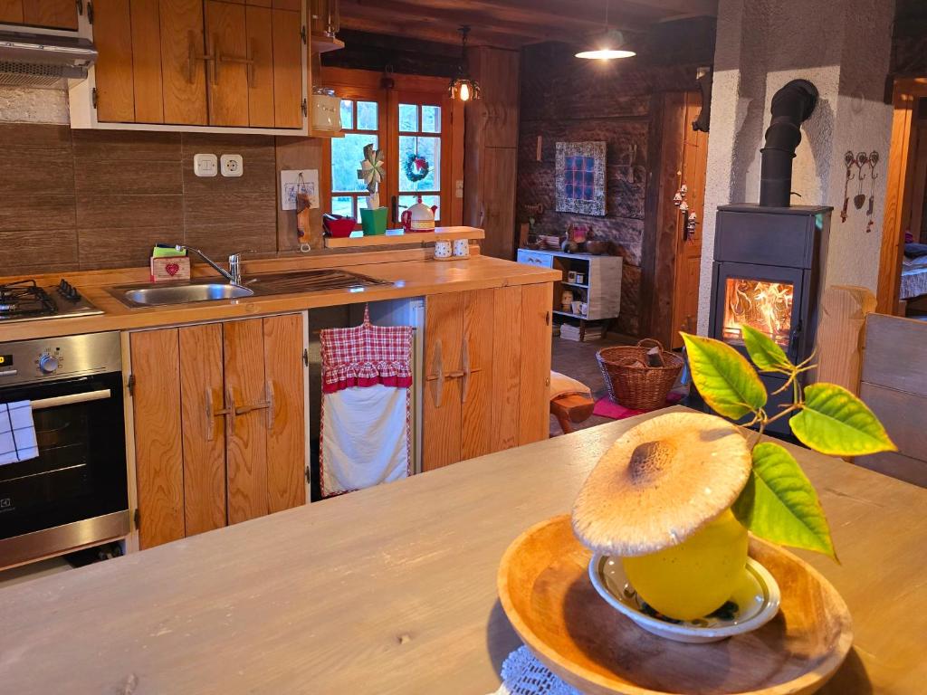 Kuchyňa alebo kuchynka v ubytovaní Holiday home Margherita