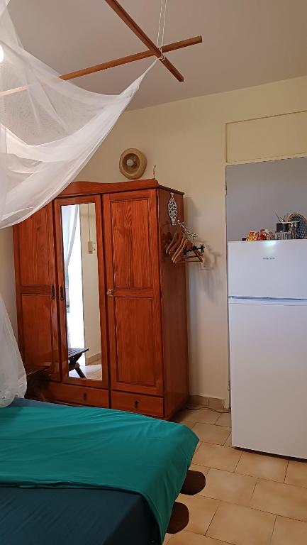 Kuchyň nebo kuchyňský kout v ubytování La Jéméli