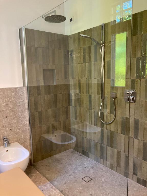 Koupelna v ubytování B&B Villa Cortese