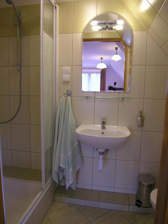 Kúpeľňa v ubytovaní Studia "U Tomasza"