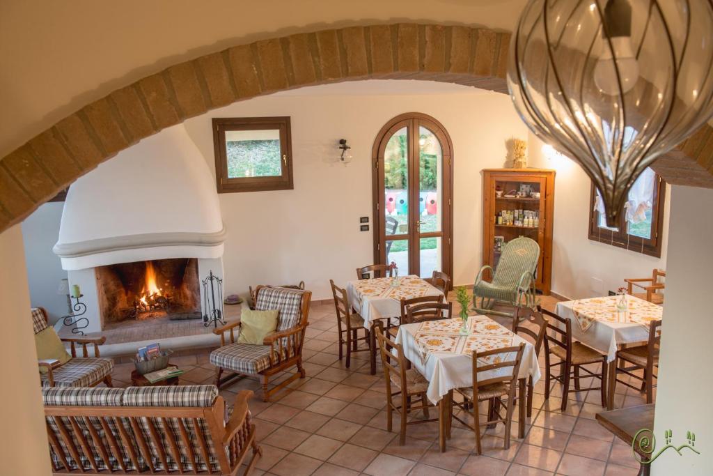 Część wypoczynkowa w obiekcie Locanda Camera con Vista