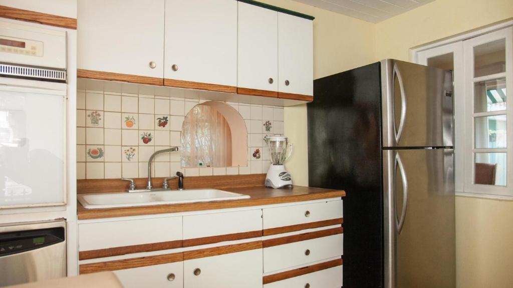 Kuchyň nebo kuchyňský kout v ubytování Villa Verde