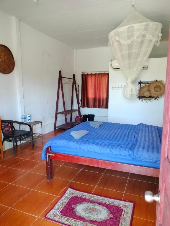 Postel nebo postele na pokoji v ubytování Soksan Natura Beach