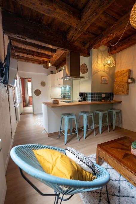 Kuchyň nebo kuchyňský kout v ubytování Route des vins - 4 pers - pied des Vosges