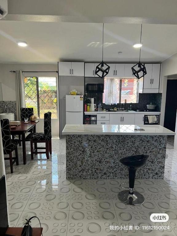 Kuchyň nebo kuchyňský kout v ubytování bula house fiji