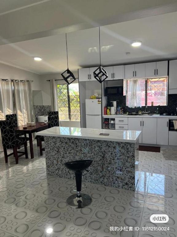 Kuchyň nebo kuchyňský kout v ubytování bula house fiji