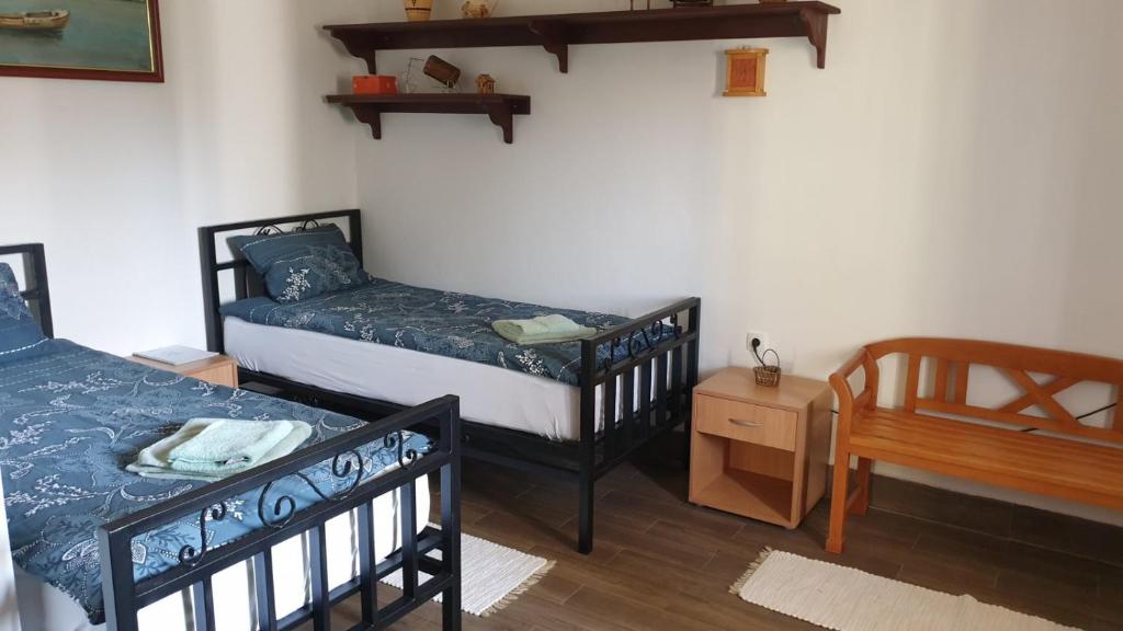 Postel nebo postele na pokoji v ubytování Etno kuća Stara Frajla