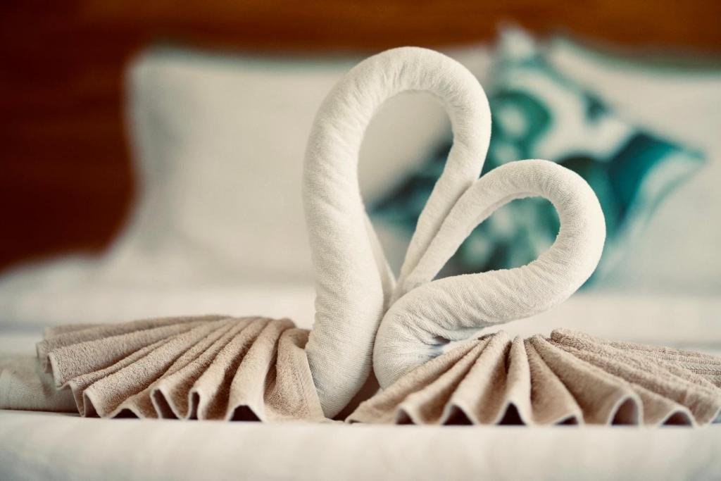 Postel nebo postele na pokoji v ubytování Suan Maprao Ko Kut Resort