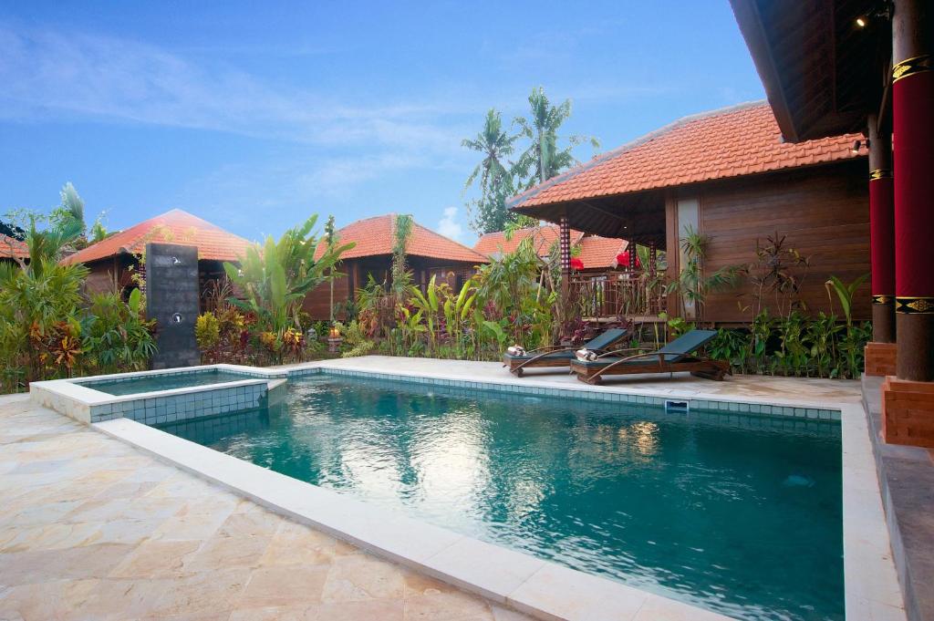 Bazén v ubytování Saka Village Resort Ubud nebo v jeho okolí
