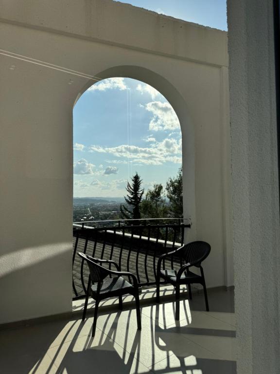 Balkón nebo terasa v ubytování Hotel Panorama & Spa Elbasan