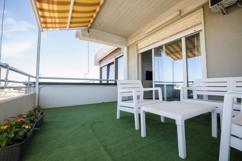 Balkón nebo terasa v ubytování Sole Mare