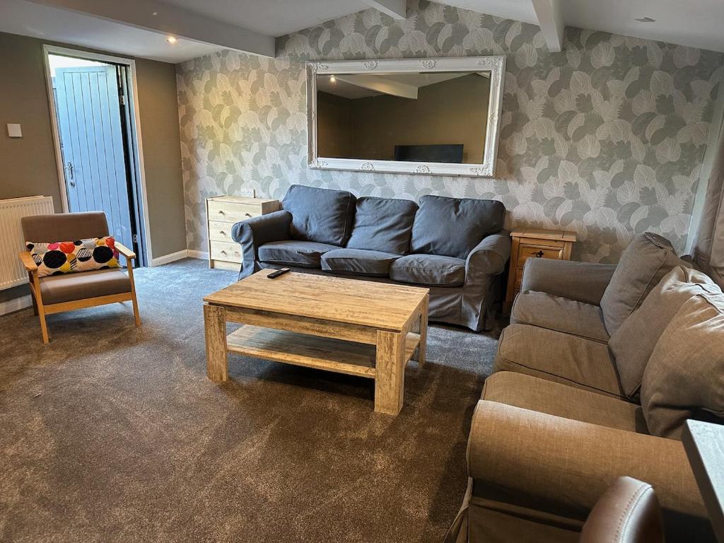 Posezení v ubytování TheWaterfrontLodges