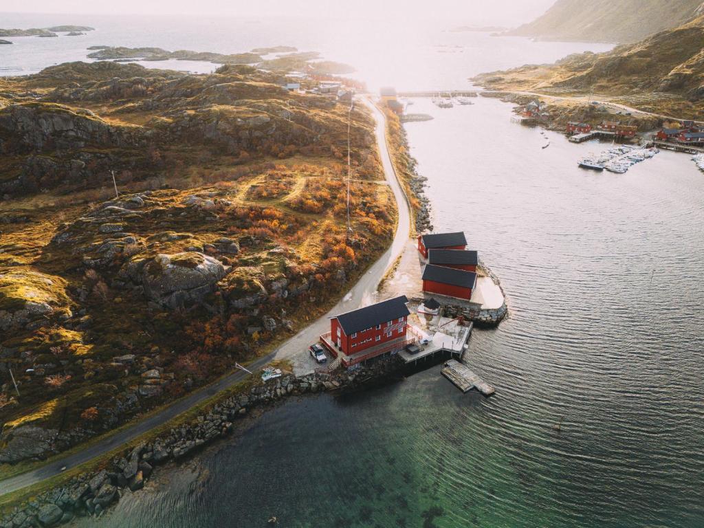 Villa Havgapet Ballstad famille jacuzzi