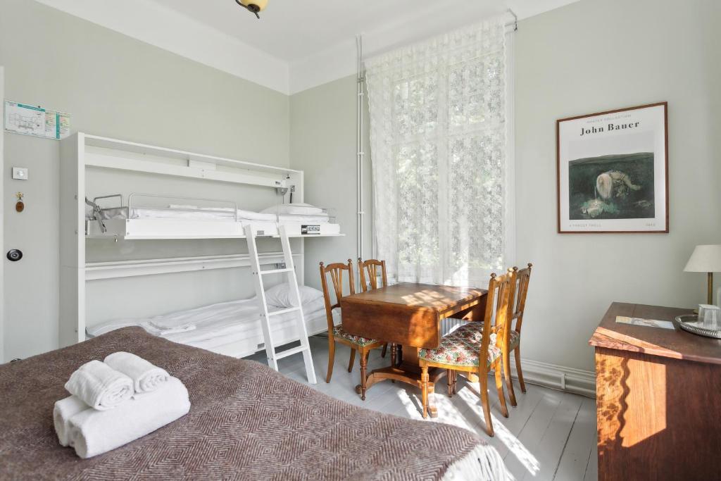 Postel nebo postele na pokoji v ubytování STF Villa Söderåsen B&B